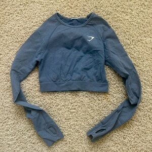 gymshark vital seamless long sleeve crop top